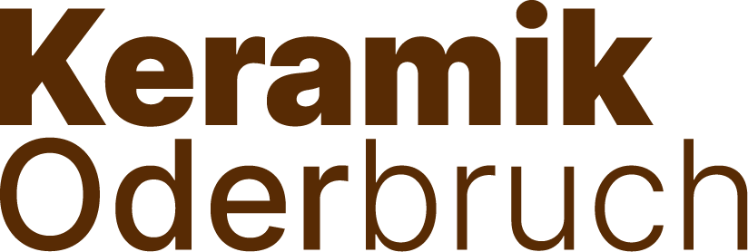 Keramik oderbruch logo braun lang
