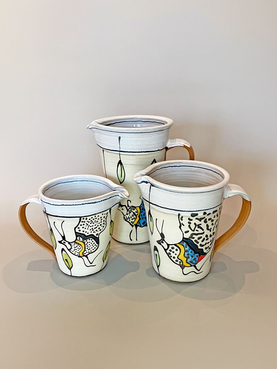 Baselly Art aus rotem Ton Keramik Oderbruch