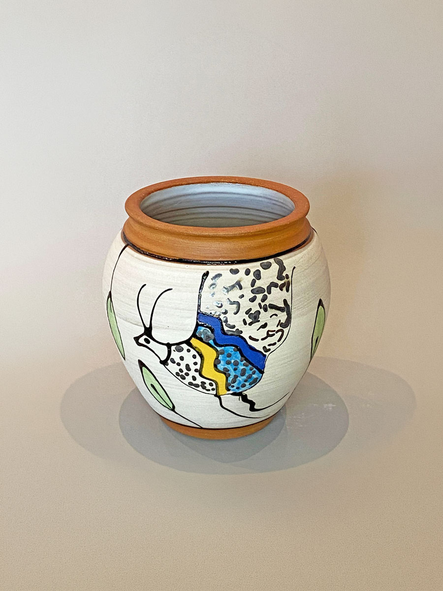 Baselly Art aus rotem Ton Keramik Oderbruch