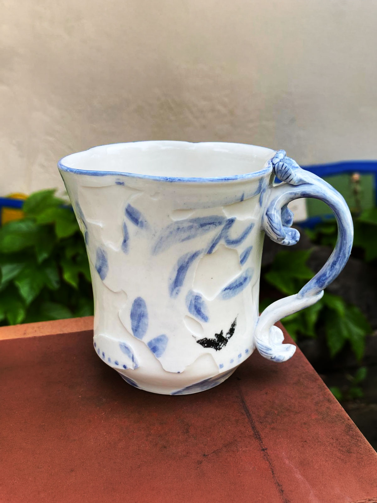 Keramik in Gothic Look mit Kristallglasur Einzelstück von Katrin Heinrich Keramik Oderbruch