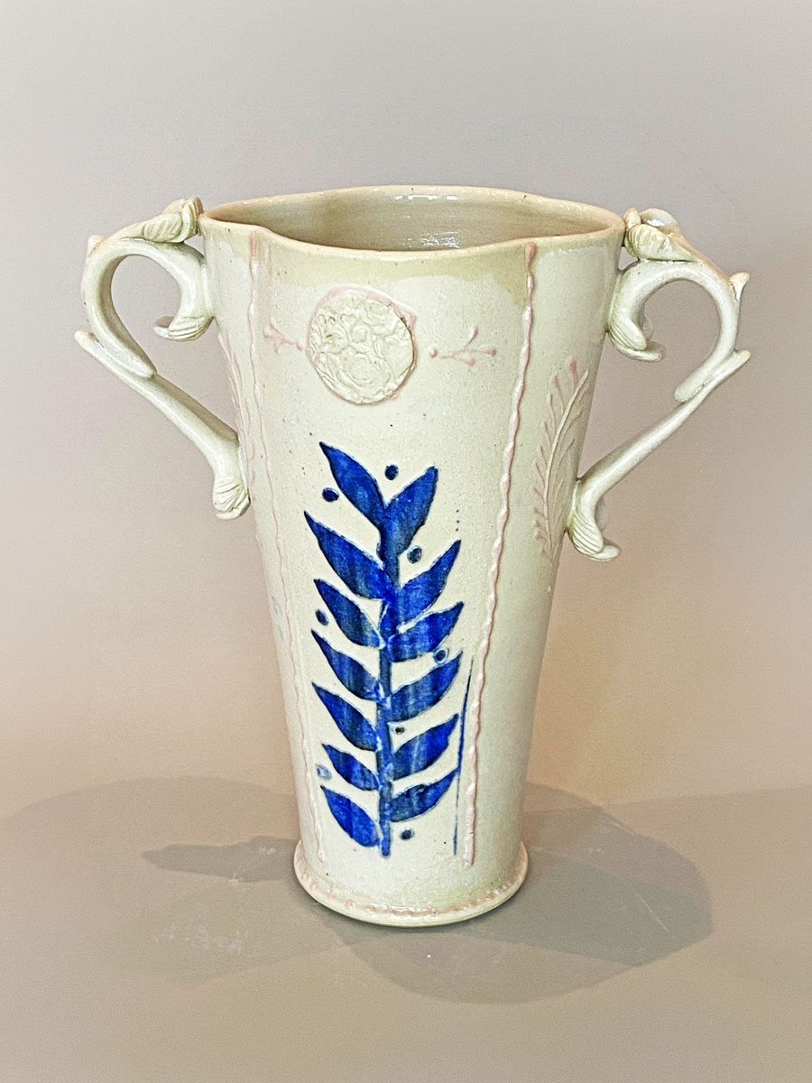 Keramik in Gothic Look mit Kristallglasur Einzelstück von Katrin Heinrich Keramik Oderbruch