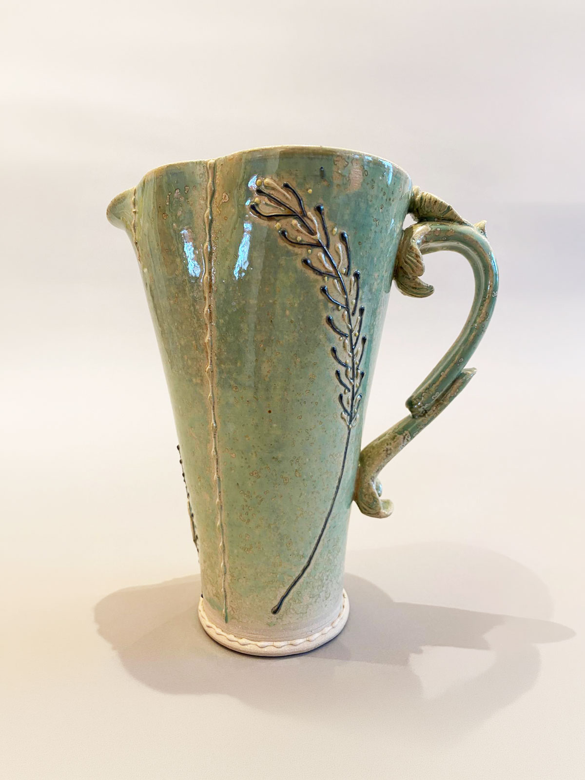 Keramik in Gothic Look mit Kristallglasur Einzelstück von Katrin Heinrich Keramik Oderbruch